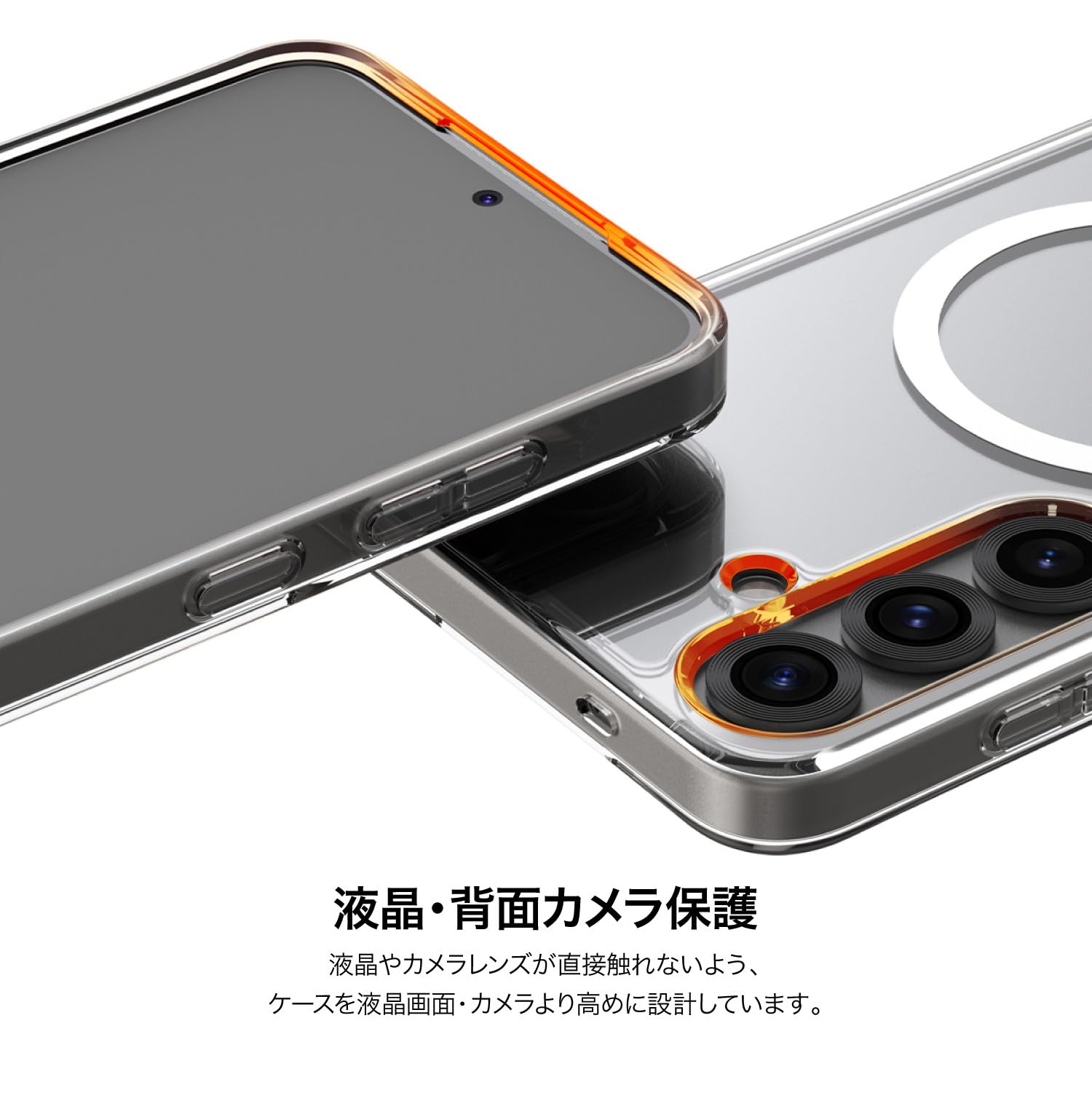 Amazon.co.jp: 【araree】 Galaxy S25 対応 ケース マグネット 付 耐